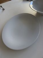 Flacher Teller weiss guter Zustand