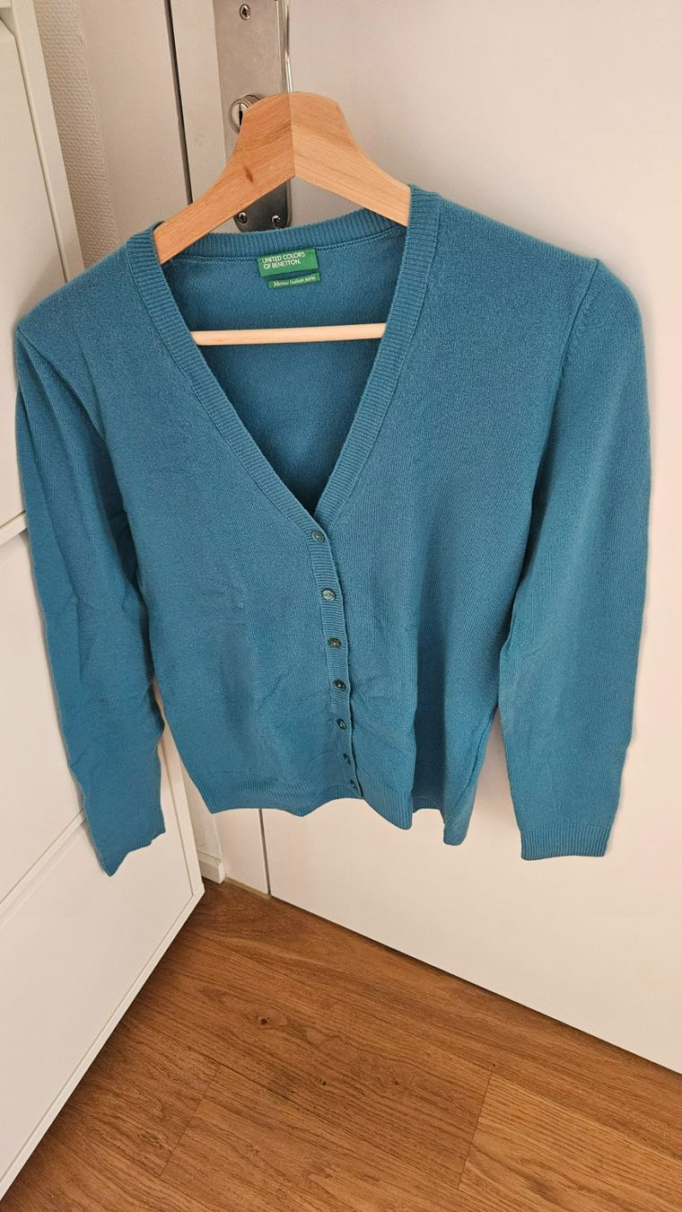 Benetton Maglioni & Felpe: Cardigan 100% Merinowolle Benetton – Nuovo (secondo la descrizione) da Gockhausen venduto da Carolin_K