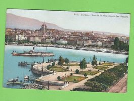 Genf, Vue de la ville depuis les Paquis.