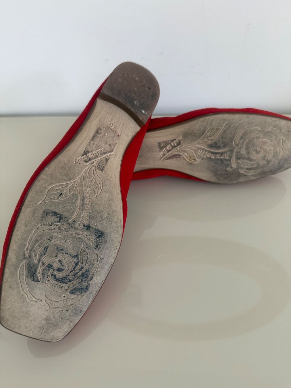 Scarpe da donna: BALLERINAS ROT LEDER GR.40 – Usato da Steg im Tösstal venduto da goldlionfree 6