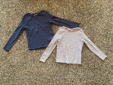 2er Set Langarmshirt, Gr. 134