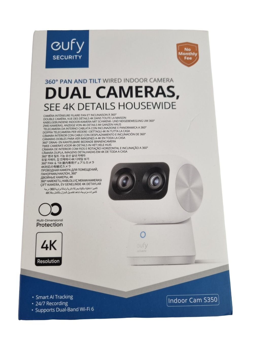 Webcam: EUFY SECURITY Indoor Cam S350 – Nuovo (secondo la descrizione) da Wangen b. Olten venduto da Restwert_Wangen 1
