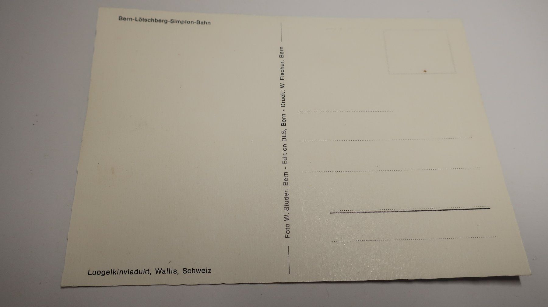 Cartoline postali: Bern - Lötschberg - Simplon Bahn – Usato da Cormoret venduto da Pascalll2001 2