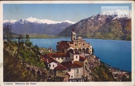 AK Locarno. Madonna del Sasso