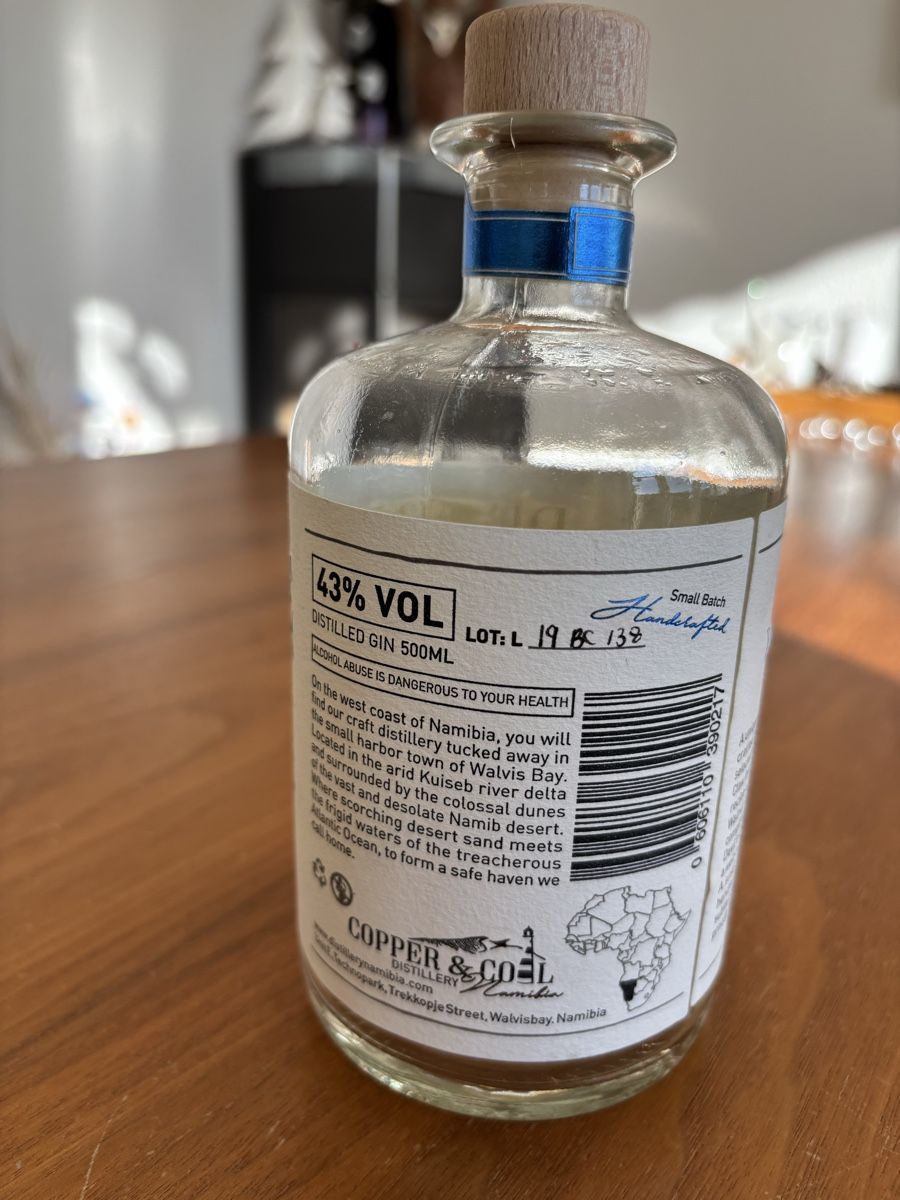 Sonstiges: Desolate Gin Namibia leere Flasche – Gebraucht aus Bolligen von Zaeglis 2