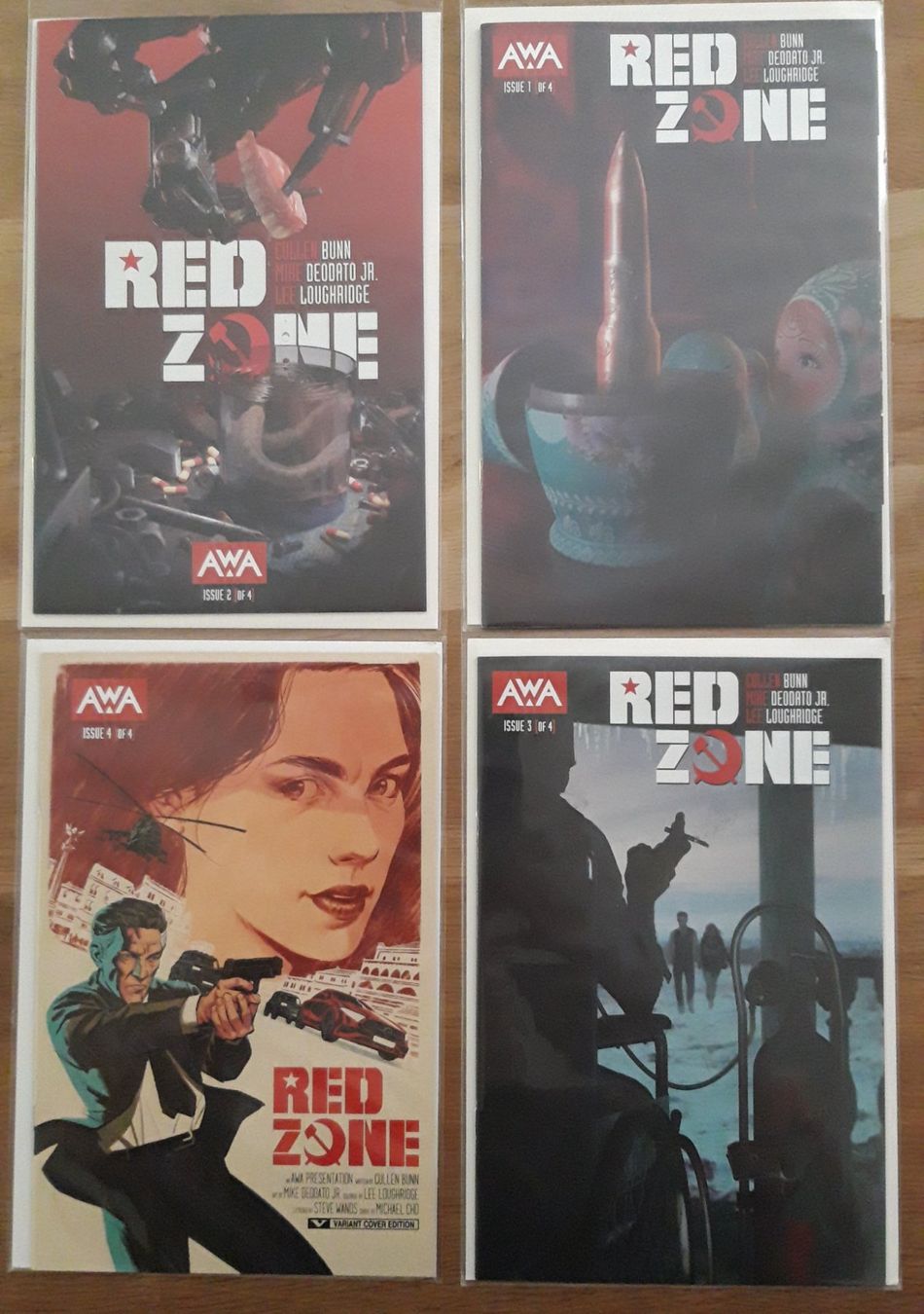 Comics: RED ZONE 1- 4 von AWA Comics (englisch) – Neu (gemäss Beschreibung) aus Urtenen-Schönbühl von Chaeppeler