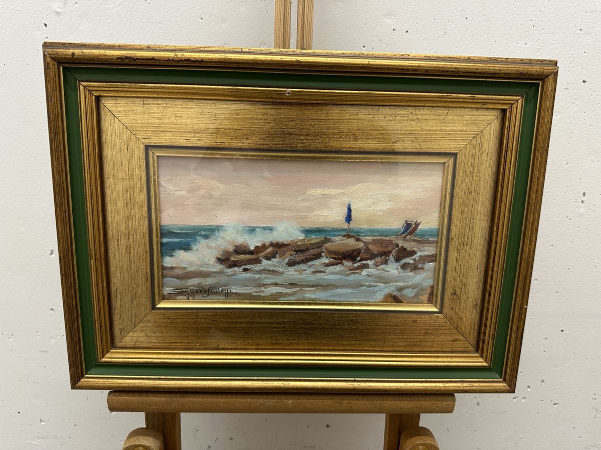 Dipinti: Original Ölgemälde "Mare" von Aggero Giuseppe Torino. – Usato da Ebikon venduto da Gaenggeliwaar