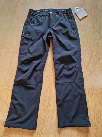 Icepeak Herren-Softshell-Hose, Grösse 52, schwarz, neu