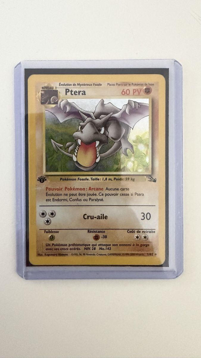 Pokémon Cartes à collectionner: Pokemon 1 edition ptera holo – D'occasion à Caslano par tuning21 2