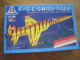 F - 5 E Swiss Tiger Bausatz 1/72 Patrouille Suisse Italeri