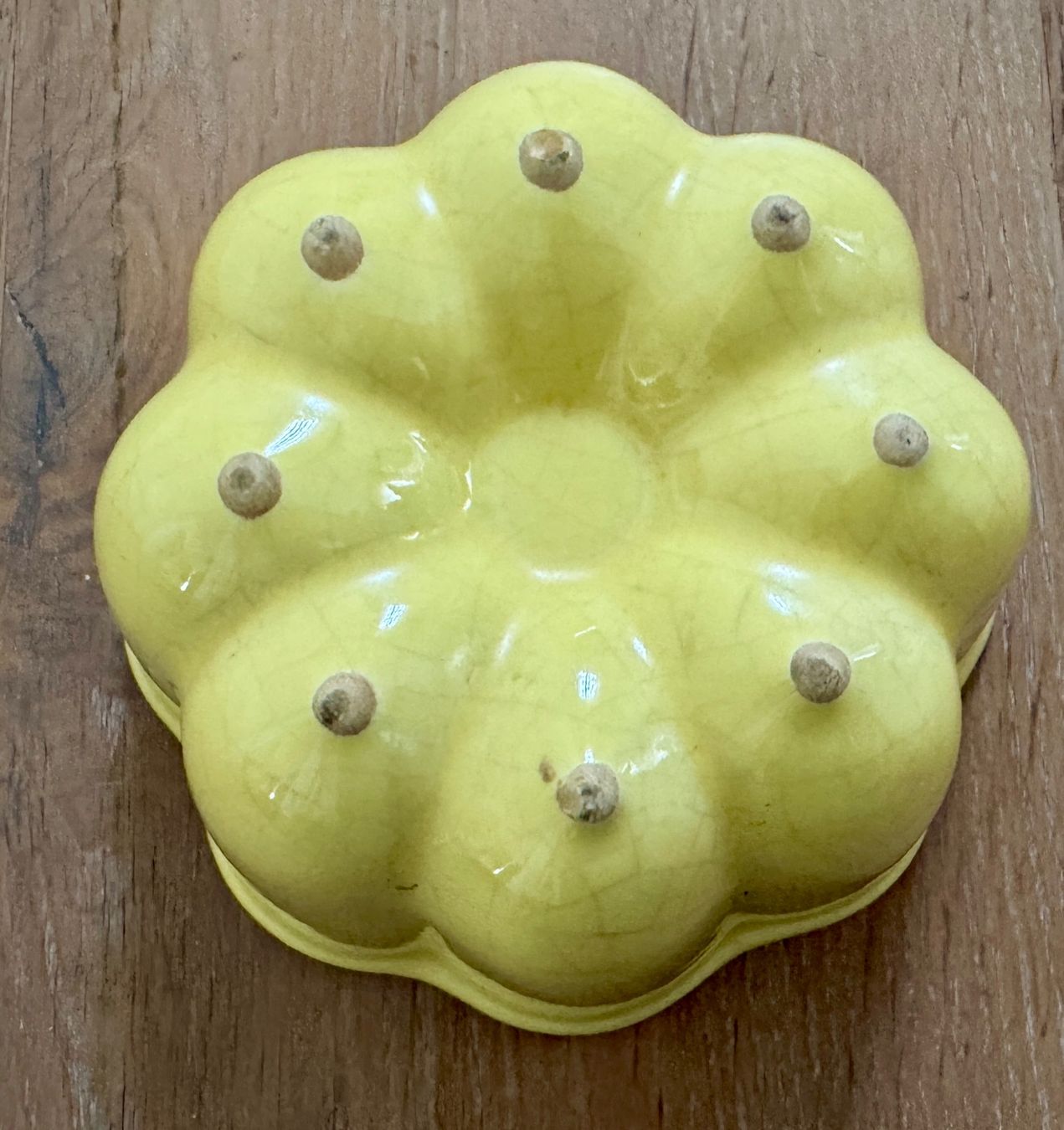 Rössler Ciotole: Grosse alte Puddingform gelb Pudding Form / Rössler – Usato da Rothrist venduto da Luckywinner 5