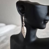 Ohrhänger Blatt Silber 925  NEU