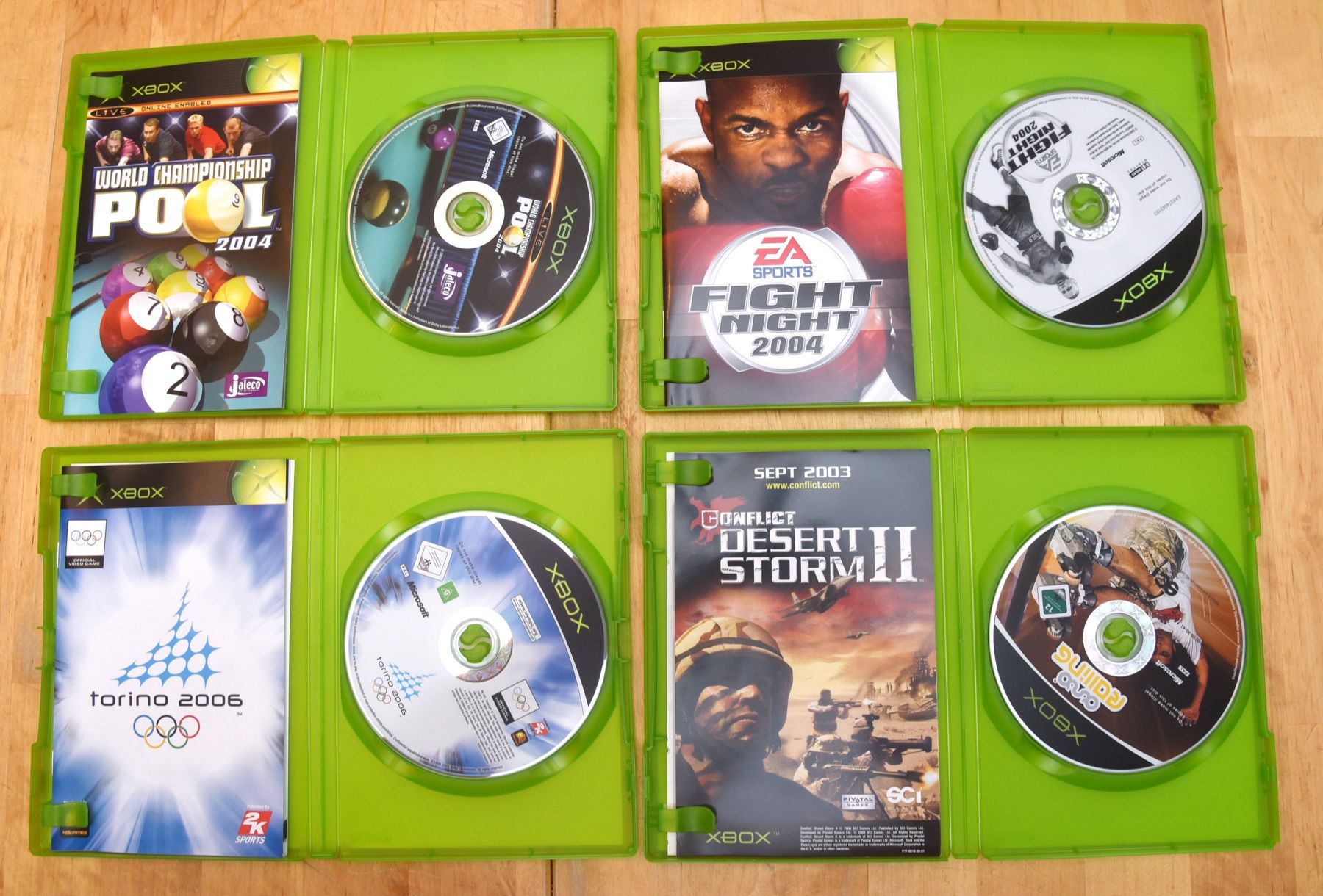 Giochi: Fight Night 2004+Pool 2004+Rolling+Torino 2006 (CIB) – Usato da Frenkendorf venduto da gelbeZinnie 2
