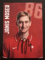 Janis Moser Autogrammkarte - Top Zustand - Saison 2024!