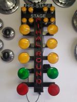 Pre-Stage,  Dragracing, Rennen Ampel,  Drag Kristbaum