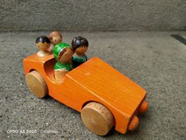 Spielzeug Holz Auto Familie Weizenkorn Pastorini
