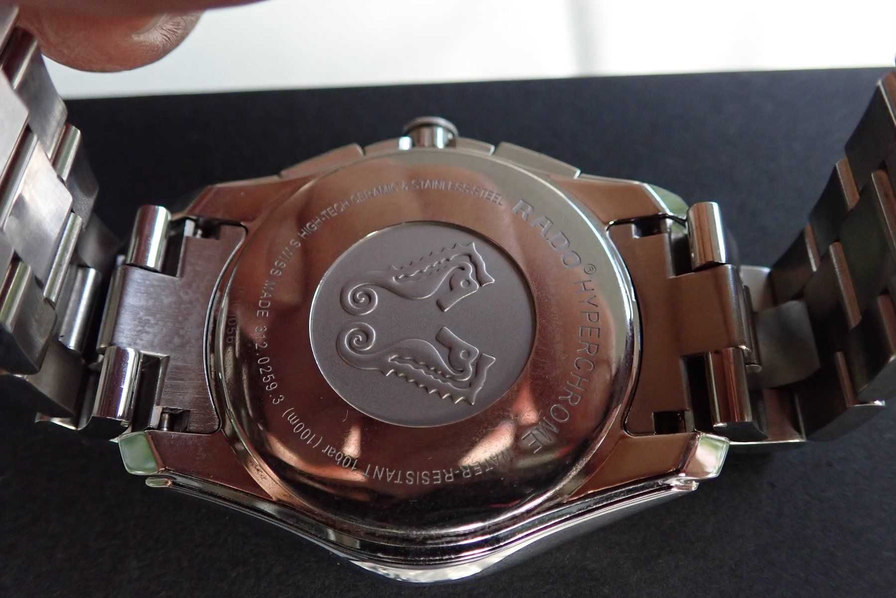 Rado Orologi: RADO HYPERCHROME CHRONOGRAPH DUNKELGREEN DIAL 45MM. – Usato da Wohlen AG venduto da kingwatcheshere 4