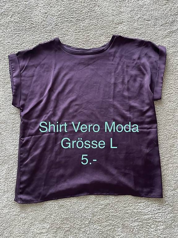 Vero Moda T-shirt: Shirt Vero Moda Grösse L – Usato da Tumegl/Tomils venduto da tiger358
