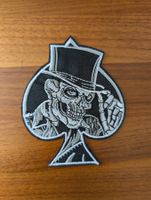 Aufnäher Skull mit Zylinder