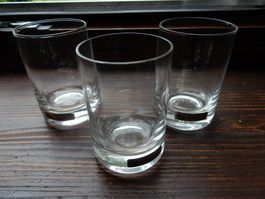 3x Trinkglas Sarner Glas Whisky Glas