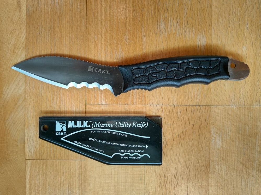 Messer CRKT M.U.K. Marine Utility Knife Black Handle Kaufen auf Ricardo