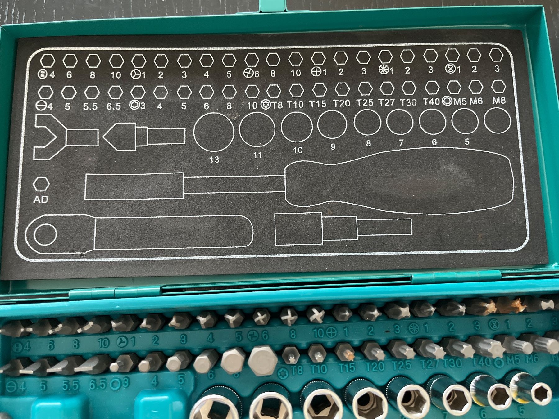 Technocraft Tutti gli attrezzi: Technocraft Bit-Set mit Ratsche & Stecknüssen, Werkzeugset – Usato da Spiegel b. Bern venduto da Burdicrew 2