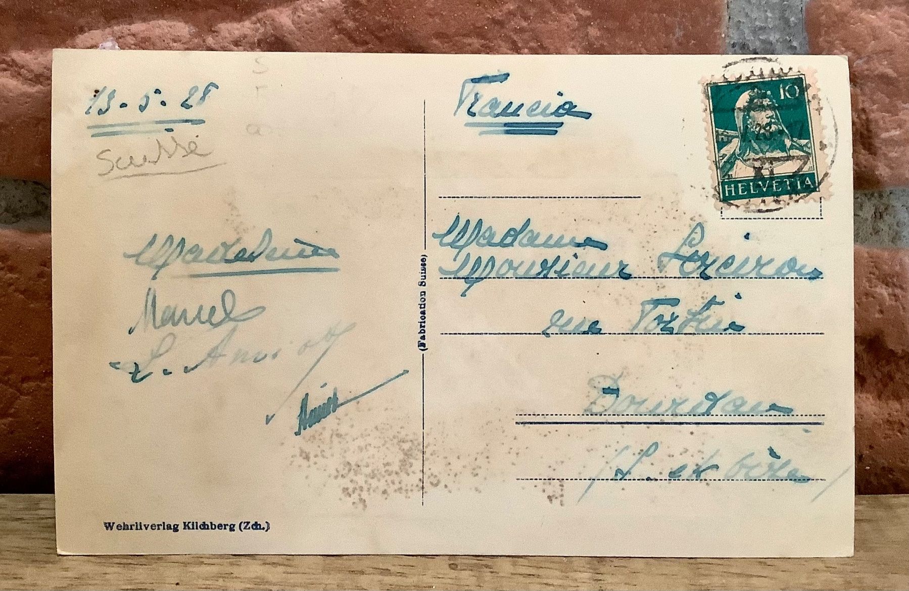 Cartoline postali: 1928 - LOCARNO - Lago Maggiore – Usato da Root venduto da ENGLAND-TREASURES 2