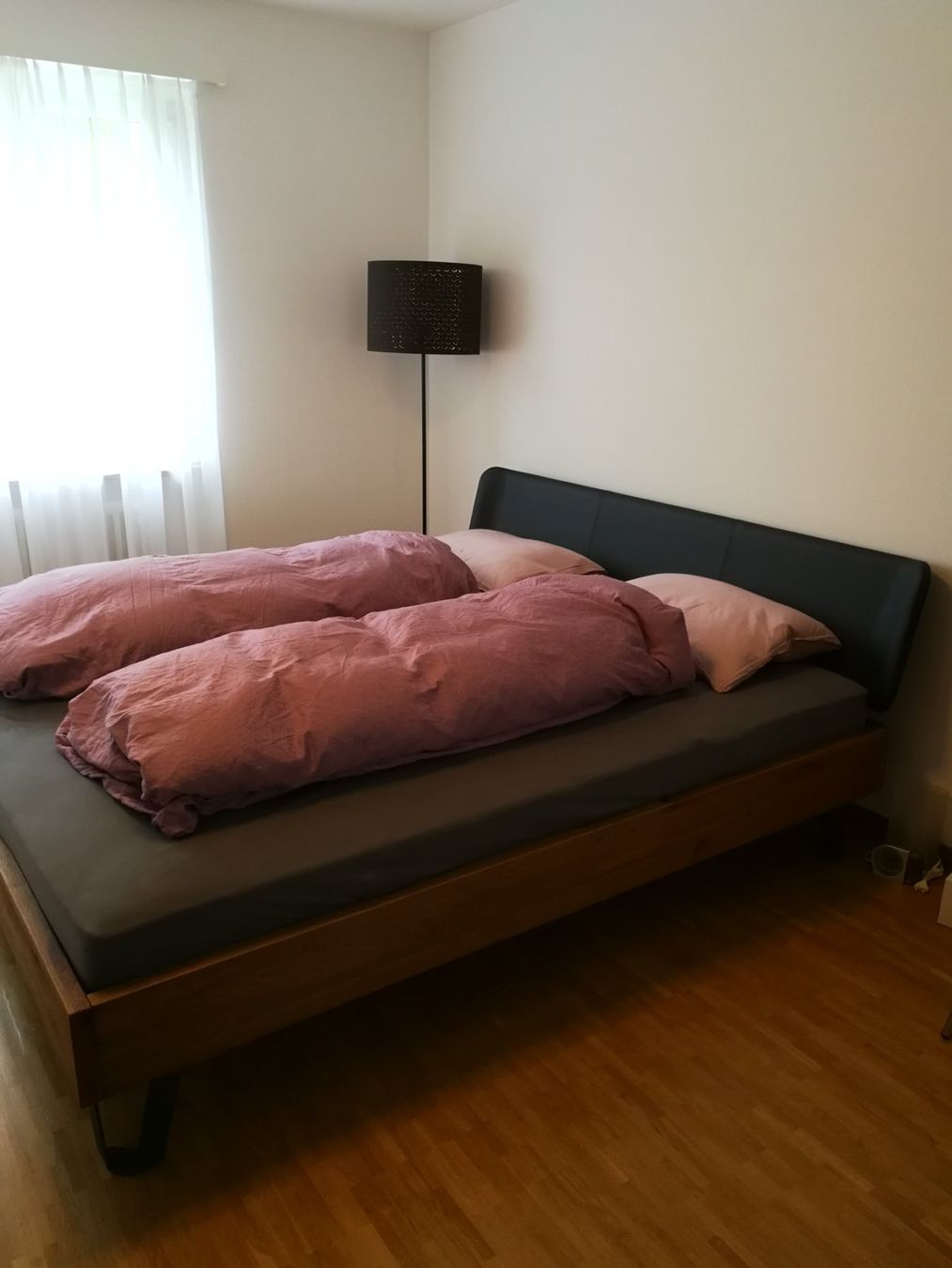 Letti: Bett-Kopfteil gepolstert Anthrazit – Usato da Turbenthal venduto da mela_ct 2