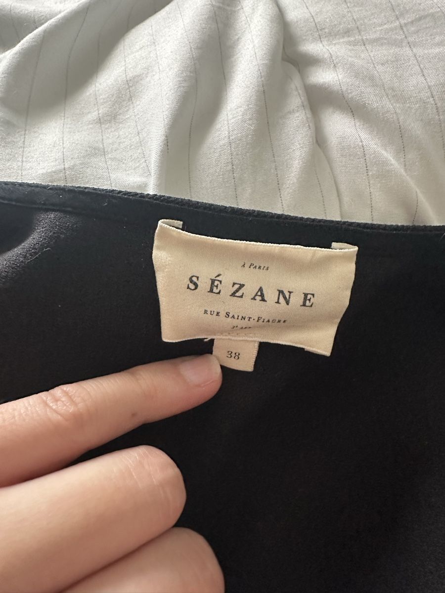 Sezane Camicette: Blouse noire Sézane – Nuovo (secondo la descrizione) da Lausanne venduto da sou_w9bl 3