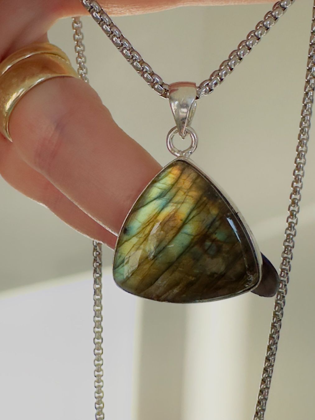 Catenine: Labradorite necklace – Nuovo e nell'imballaggio originale da Genève venduto da AGBERG 4