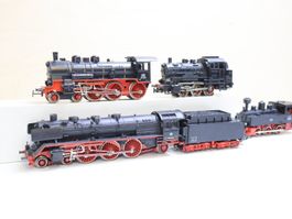 Märklin 4 x Dampfloks H0 - grosse BR 03 / BR 38 & mehr