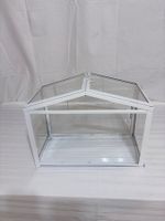 Kleines Gewächshaus aus Metall/Glas f