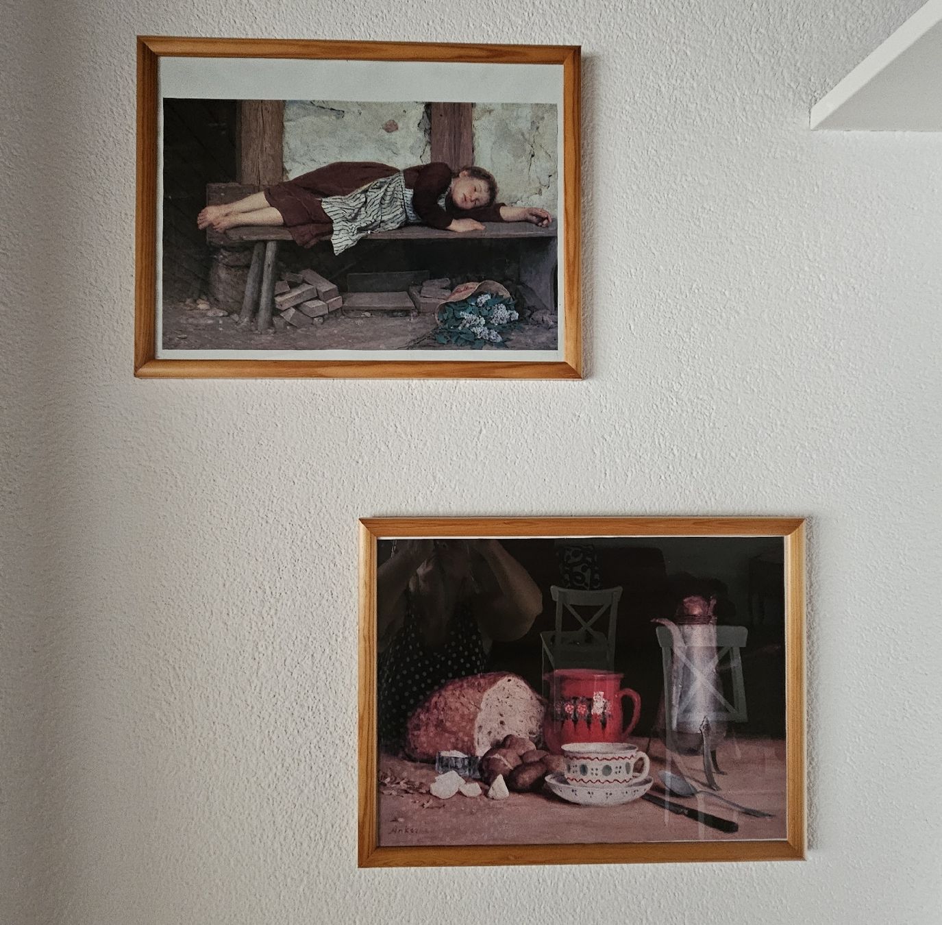 Posters & Illustrations: 6 Albert Anker Kalenderbilder mit Holzrahmen. – D'occasion à Menziken par the_zw6x