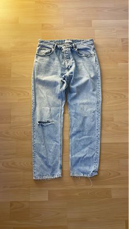 Jeans Mom Fit chiari con strappi - Taglia 34 come nuovi