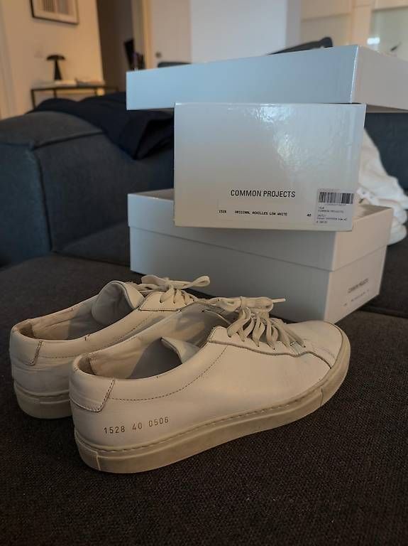 Scarpe da uomo: Common Projects Original Achilles Low  Weiss  Gr. 40 – Usato da Aarau venduto da Alegua 1
