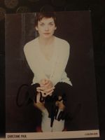 Christiane Paul - handsignierte Autogrammkarte 🎞️🍿