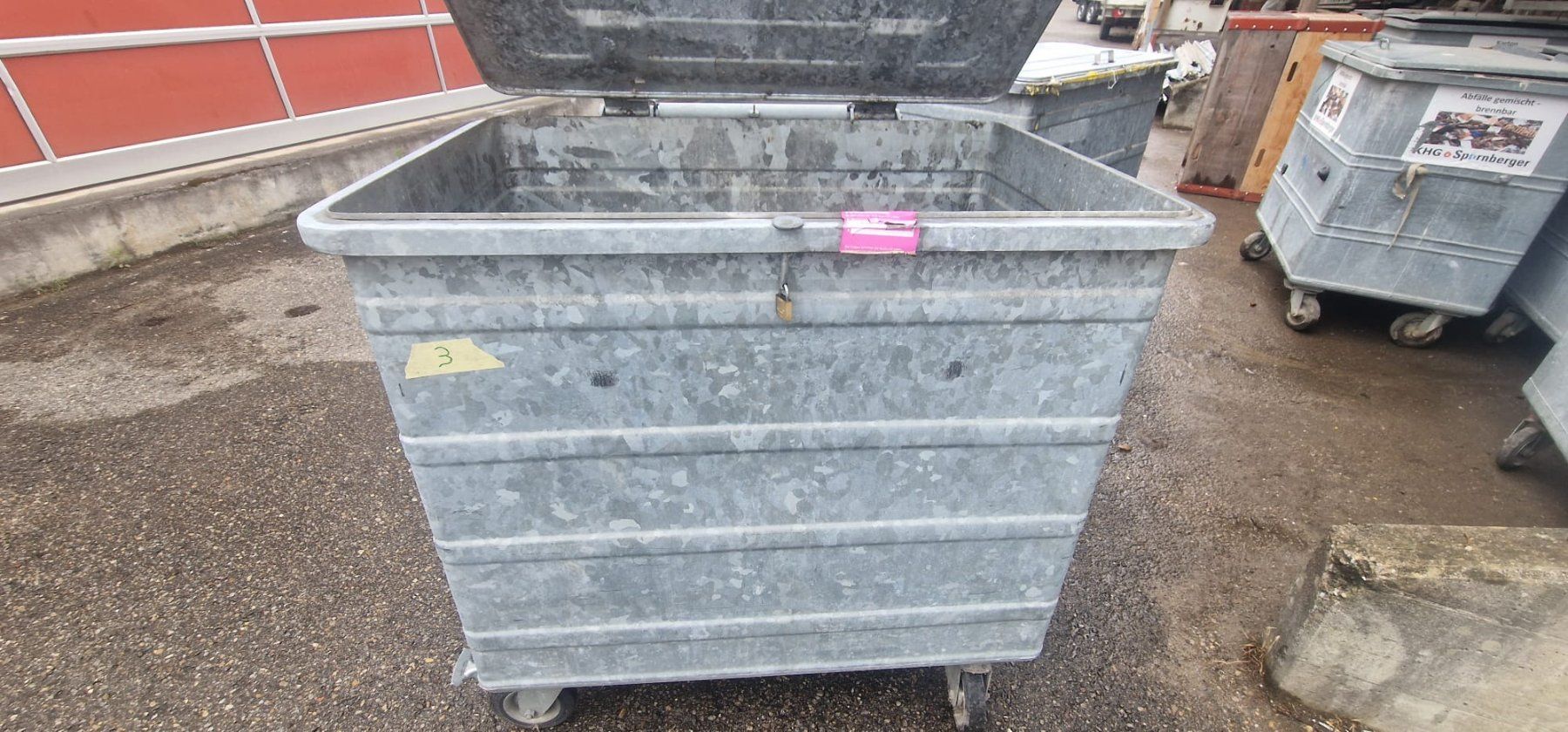 Banconi: Abfall Container verzinkt, 750 Liter Nr. 3 – Usato da Flawil venduto da 1343525 4