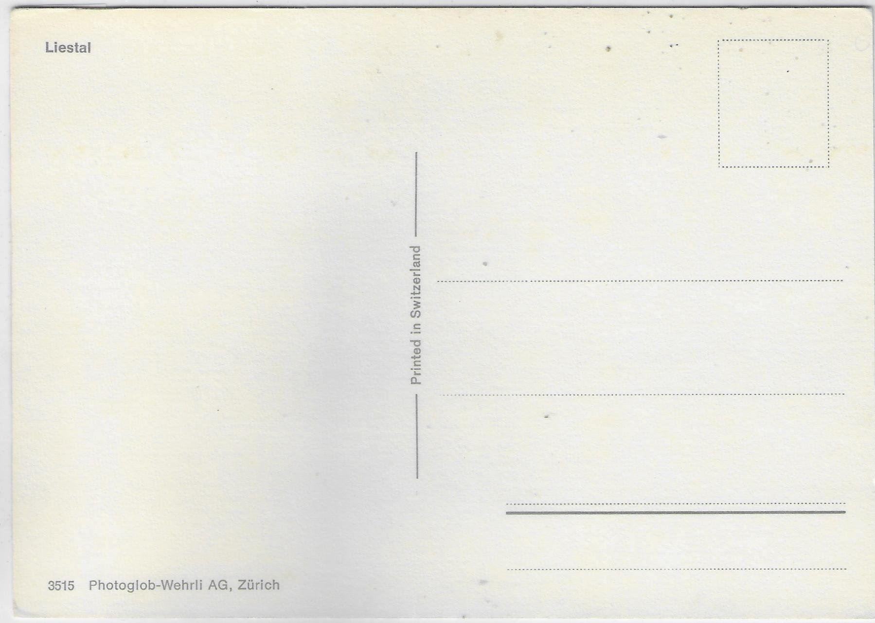 Cartoline postali: Liestal - Flugaufnahme – Usato da Ettingen venduto da Kartenplanet 1