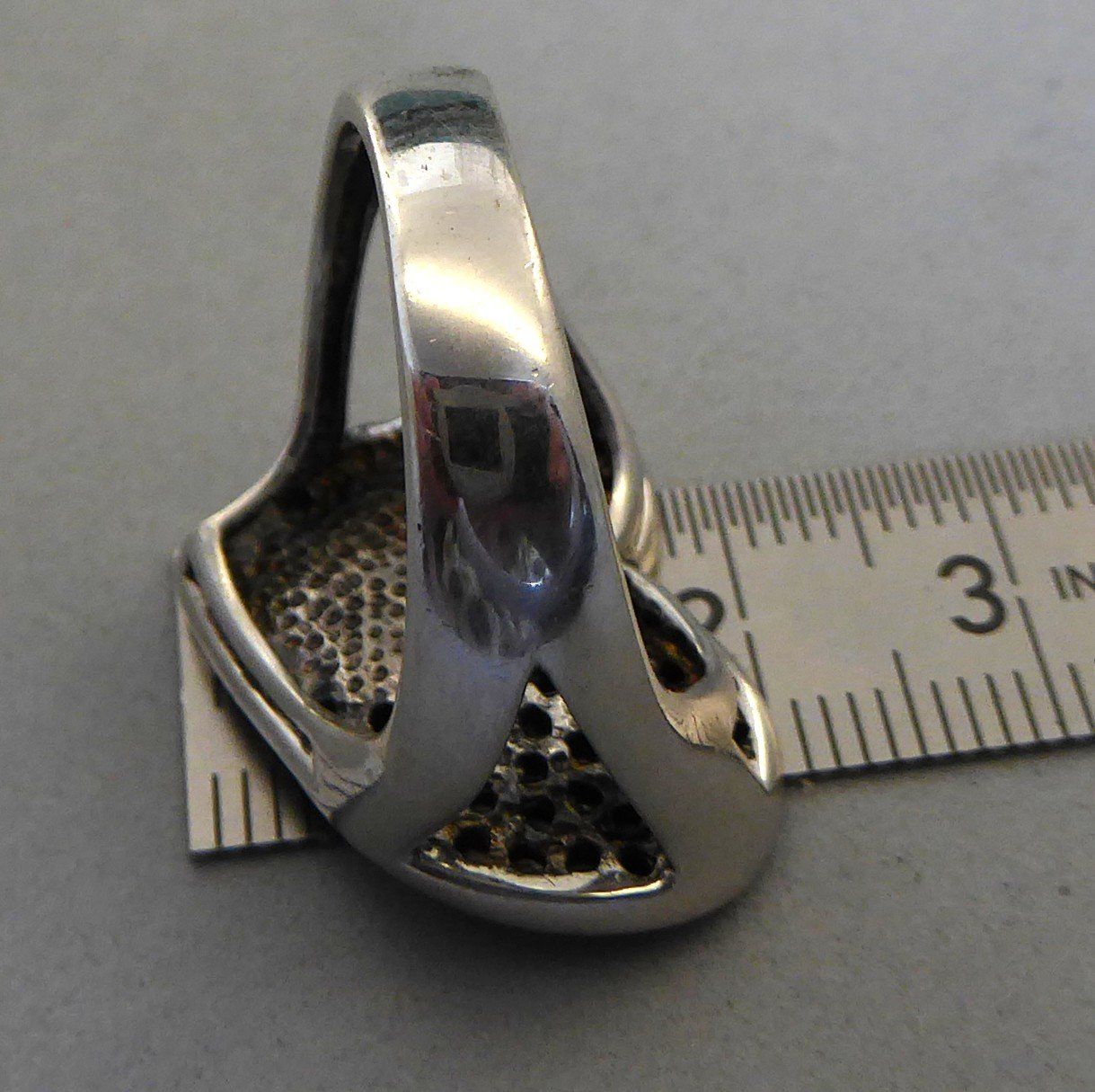 Anelli: Ring 925 Silber mit Perlmutter und synthetischen  Steinchen – Usato da Muri AG venduto da Lineli2020 3