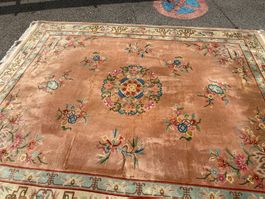 Beijing 350x250cm Teppich handgeknüpft defekt