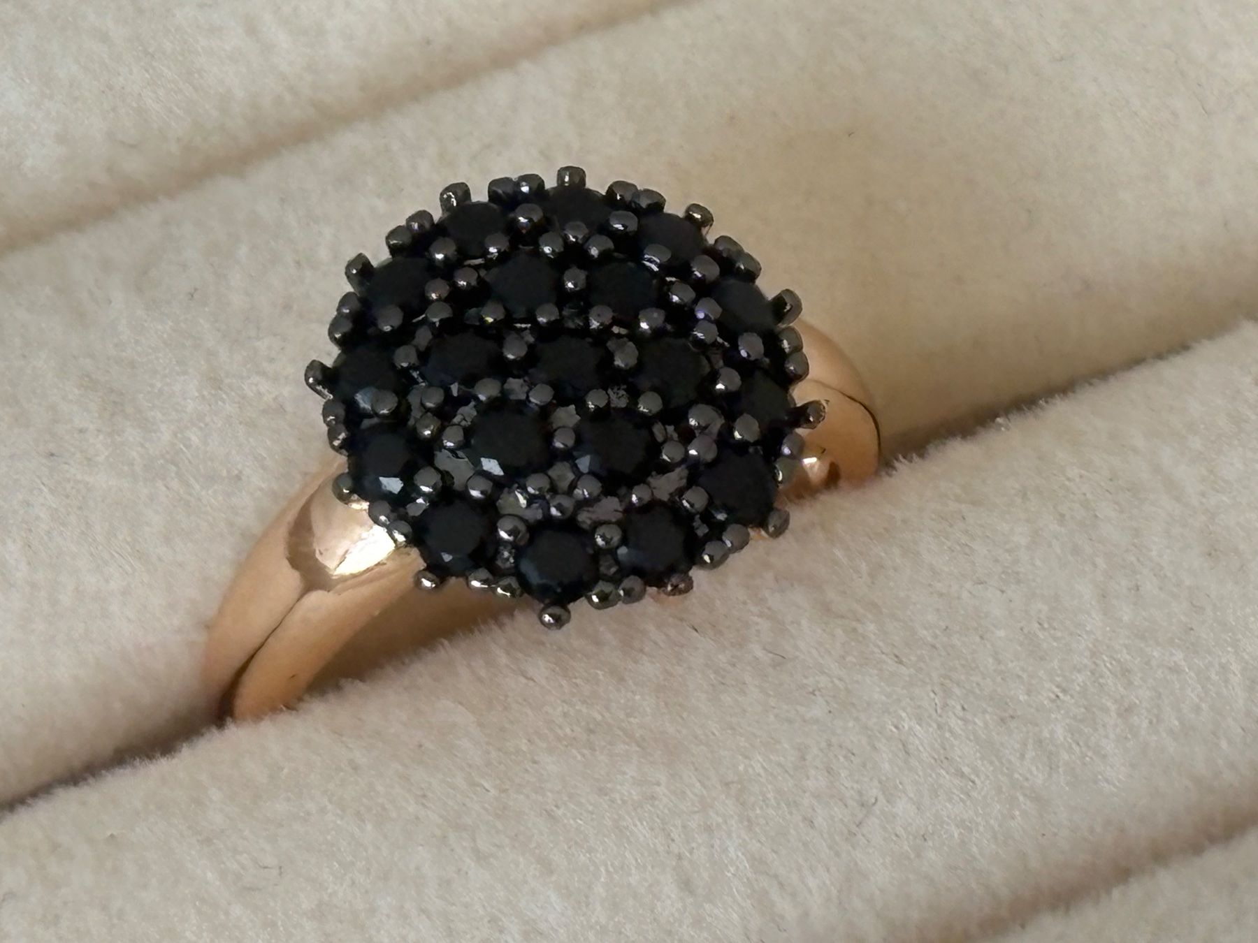 Anelli: Luxus Elegante Gr.18:8 Ring Rosefarben schwarz – Nuovo (secondo la descrizione) da Biel-Bienne venduto da Roserosse13 3