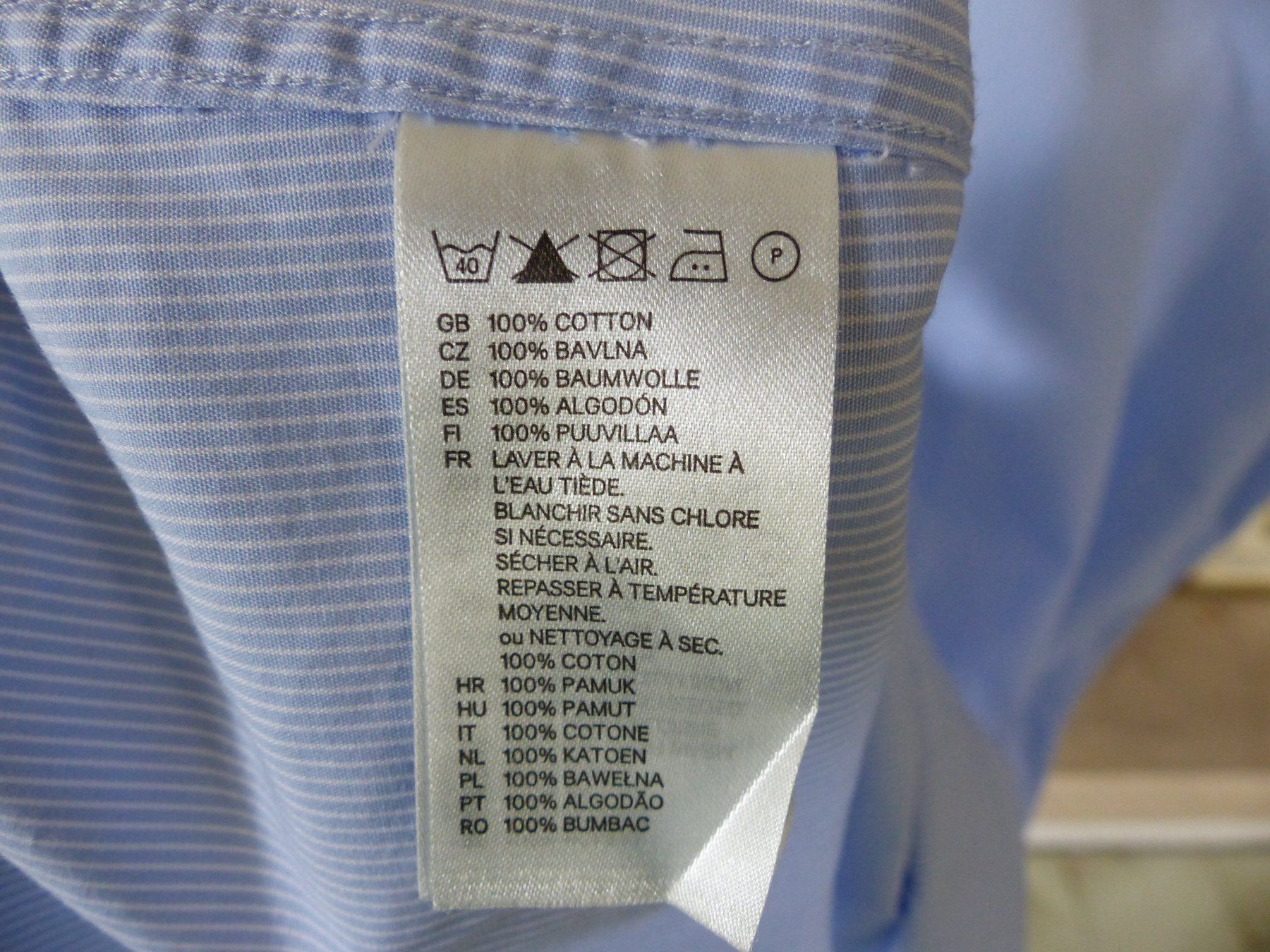Hemden: Gestreiftes Kurzarmhemd Gr. 37/38 – Neu (gemäss Beschreibung) aus Ostermundigen von Phoenix64 3