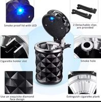 5XAschenbecher,Auto Ascher mit LED-Beleuchtung (NEU UND OVP)