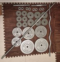 Gorilla Sports Hantelset 108 kg Gusseisen – wenig benutzt