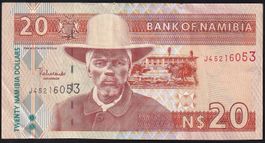 Namibia 20 Dollars 2002