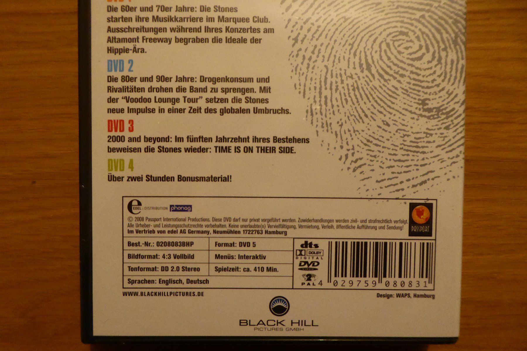 Tutti i DVDs: 4x DVD Rolling Stones Just for the Record five decades – Nuovo e nell'imballaggio originale da Allschwil venduto da Summelsarium 3