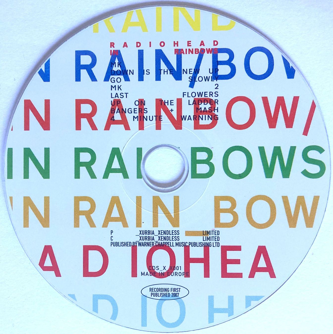 Schallplatten: RADIOHEAD - IN RAINBOWS – Gebraucht aus Bottens von hotter-than-hell 9