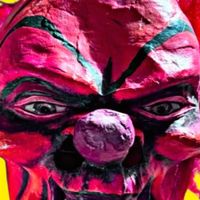 Clown Maske Larve Grind Fasnachtsmaske, gratis Versand