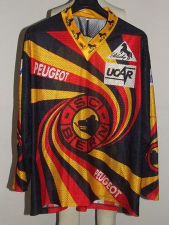ORIGINAL SC BERN 1991/92 TRIKOT SCB MAILLOT BLACKY S