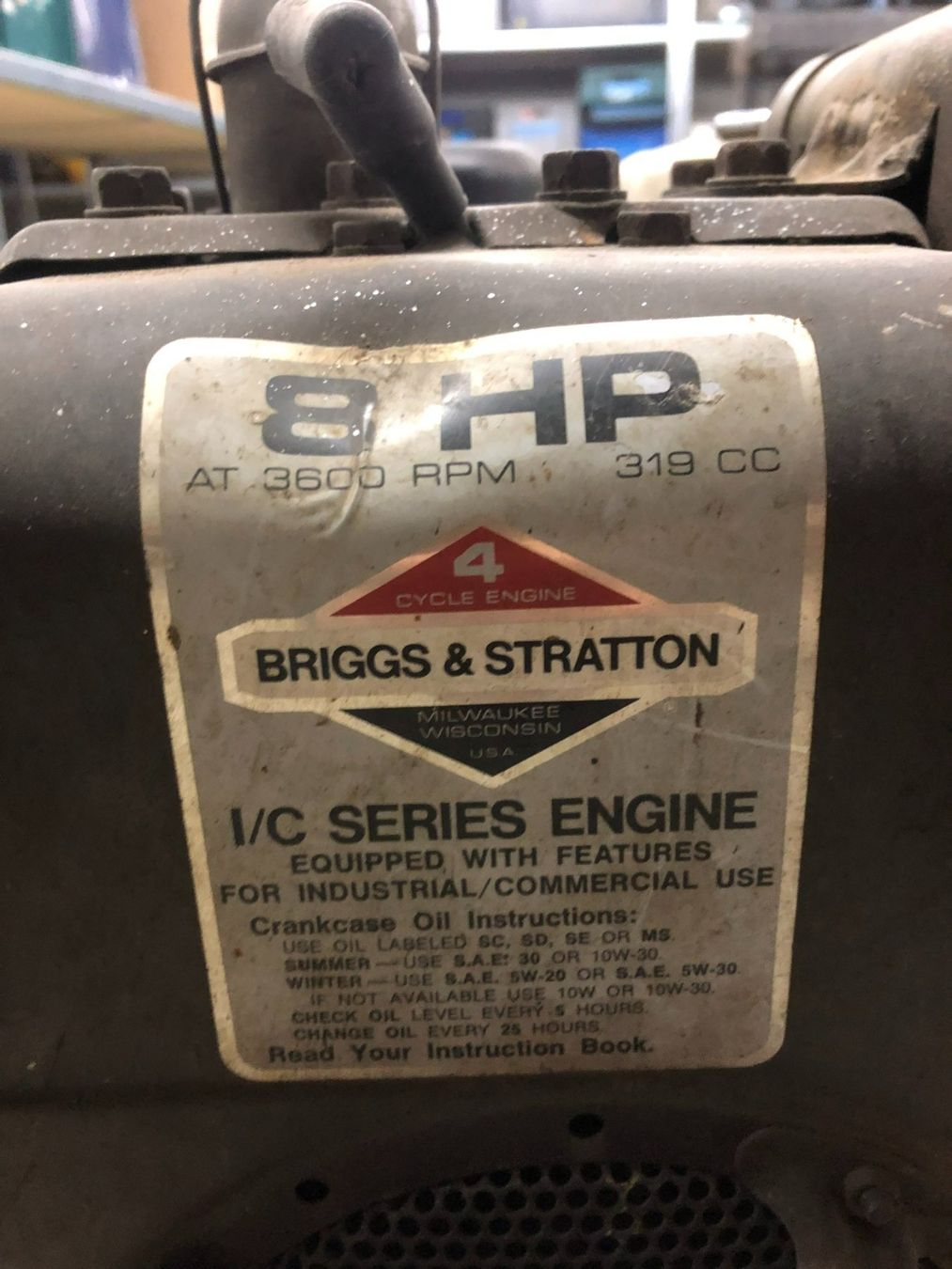 Motori: BRIGGS und STRATTON Motor, 319ccm – Usato da Salmsach venduto da schneetiger1 1